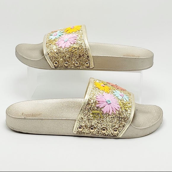 Botkier Flower Embellished Slides - Picture 2 of 8
